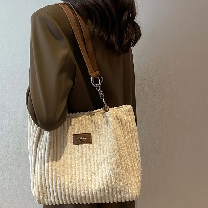 Layla | Corduroy Tote Bag