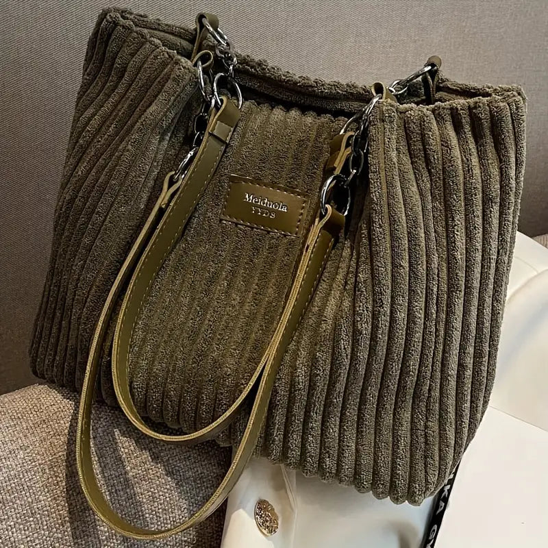 Layla | Corduroy Tote Bag