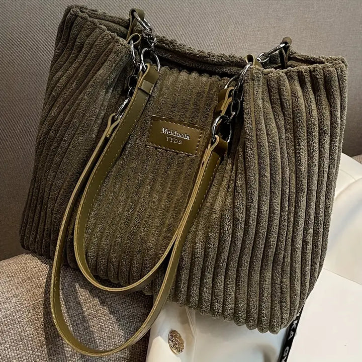 Layla | Corduroy Tote Bag