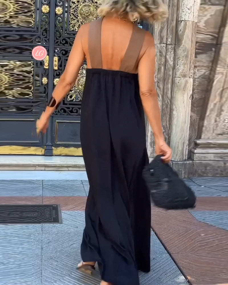 Sienna | Κομψό φόρεμα με τιράντες χωρίς πλάτη 