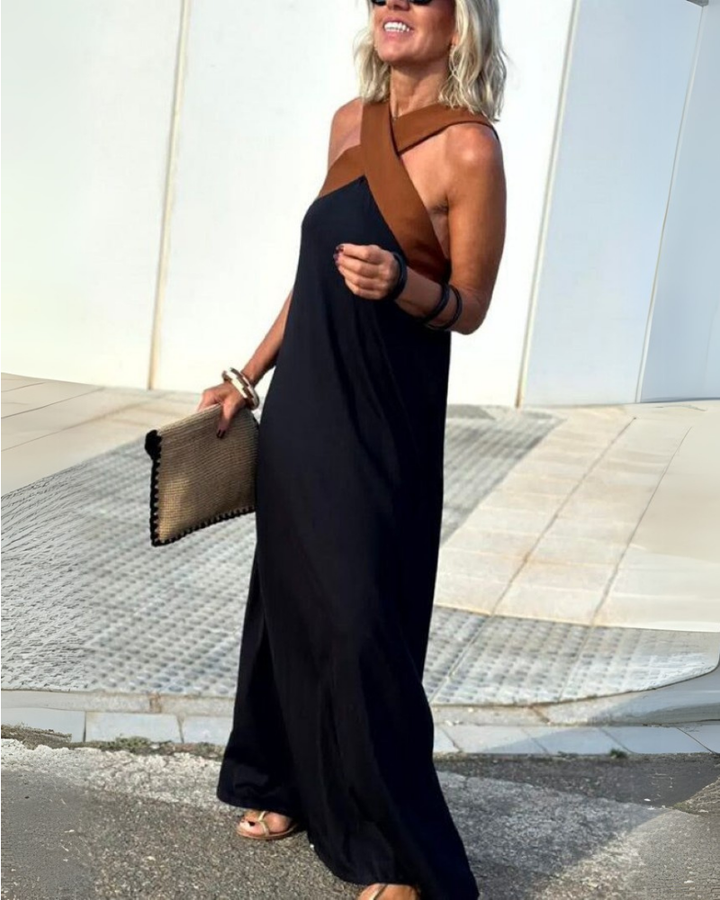 Sienna | Κομψό φόρεμα με τιράντες χωρίς πλάτη 