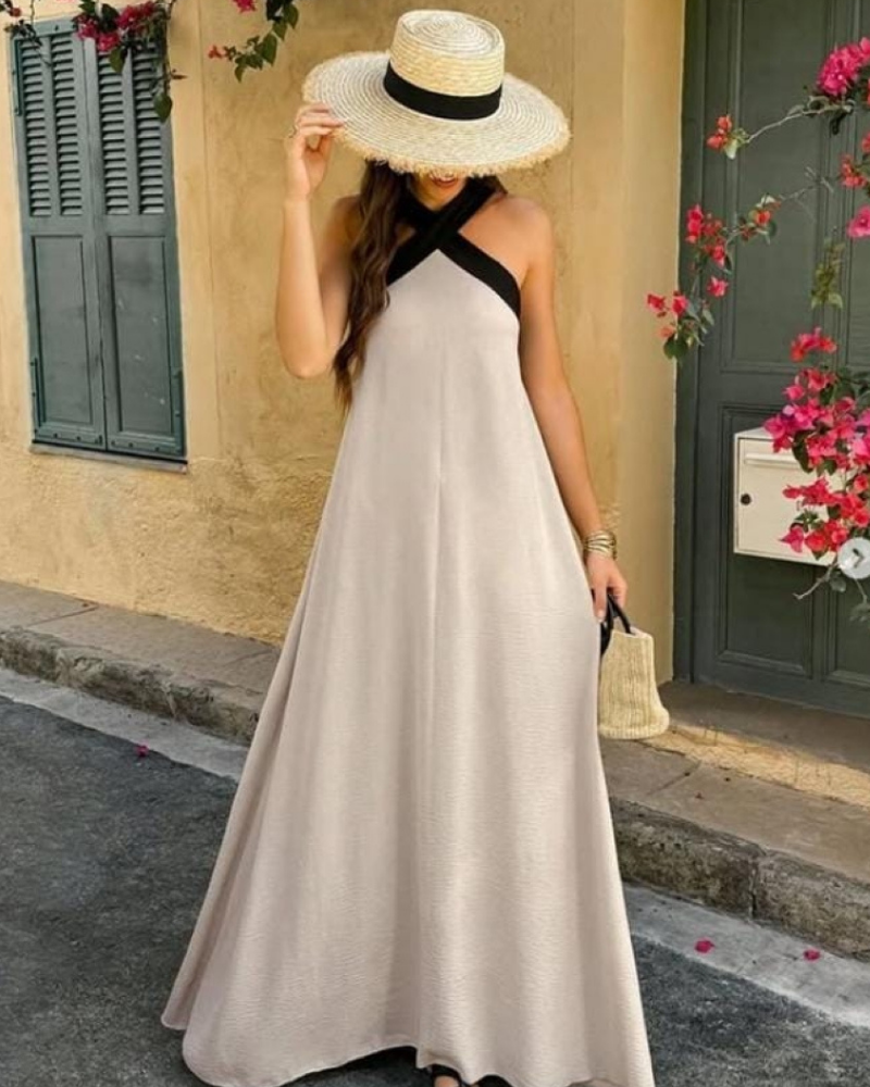 Sienna | Κομψό φόρεμα με τιράντες χωρίς πλάτη 