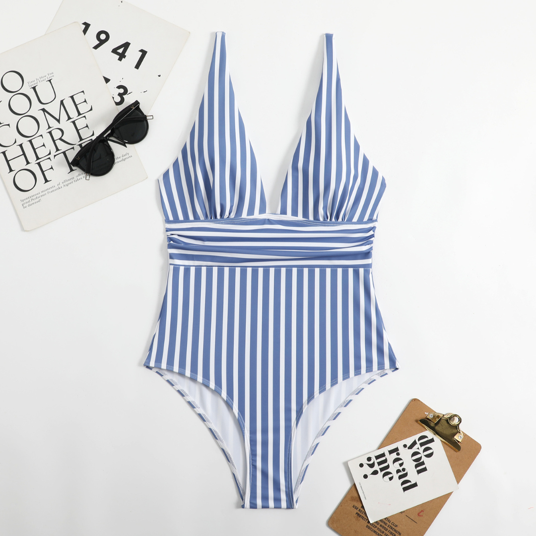Zara | Μοντέρνο ριγέ μαγιό