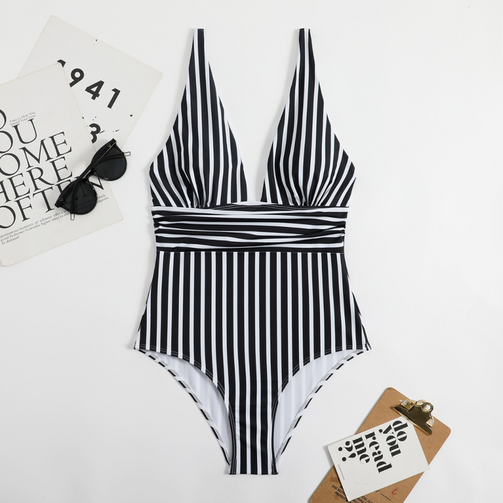 Zara | Μοντέρνο ριγέ μαγιό