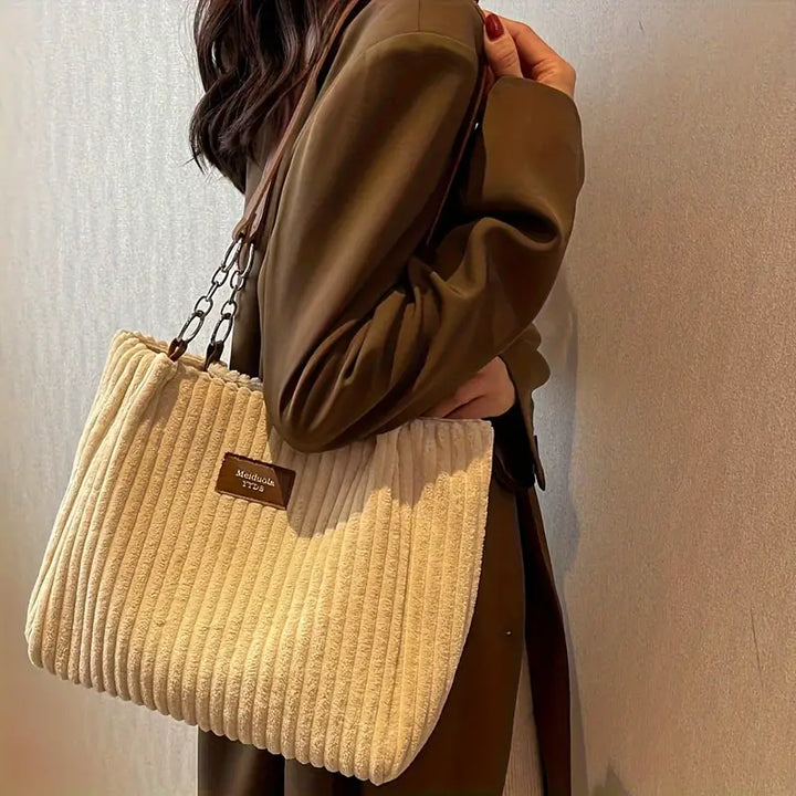 Layla | Corduroy Tote Bag
