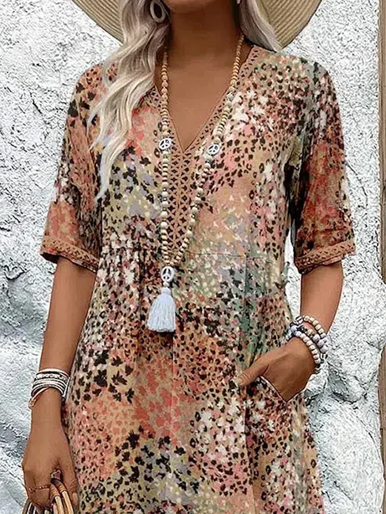 Samantha | Floral Midi Dress