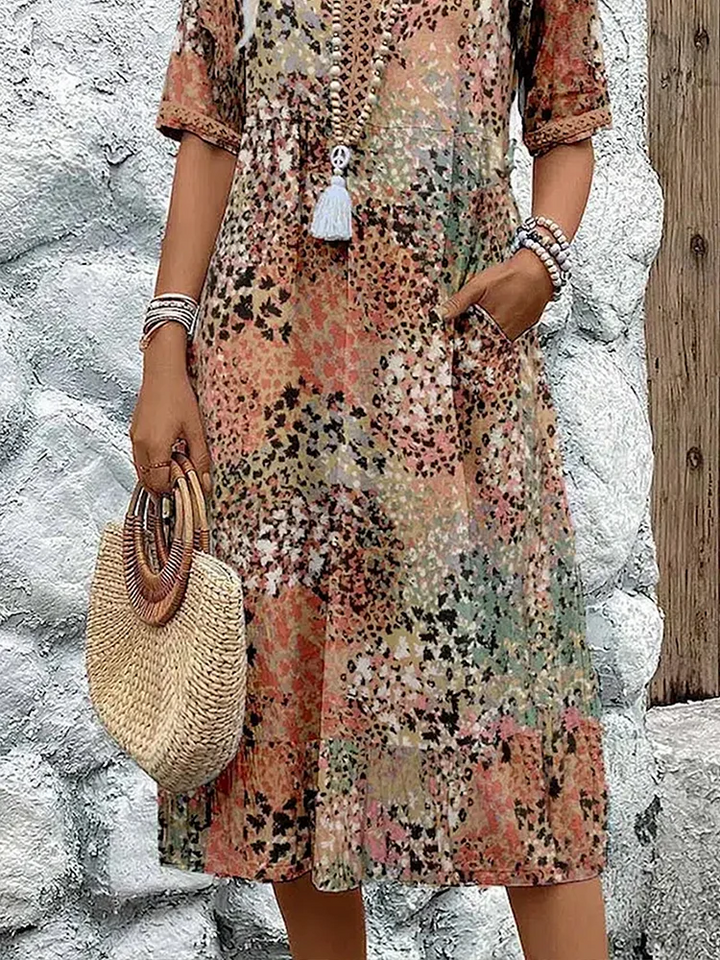 Samantha | Floral Midi Dress