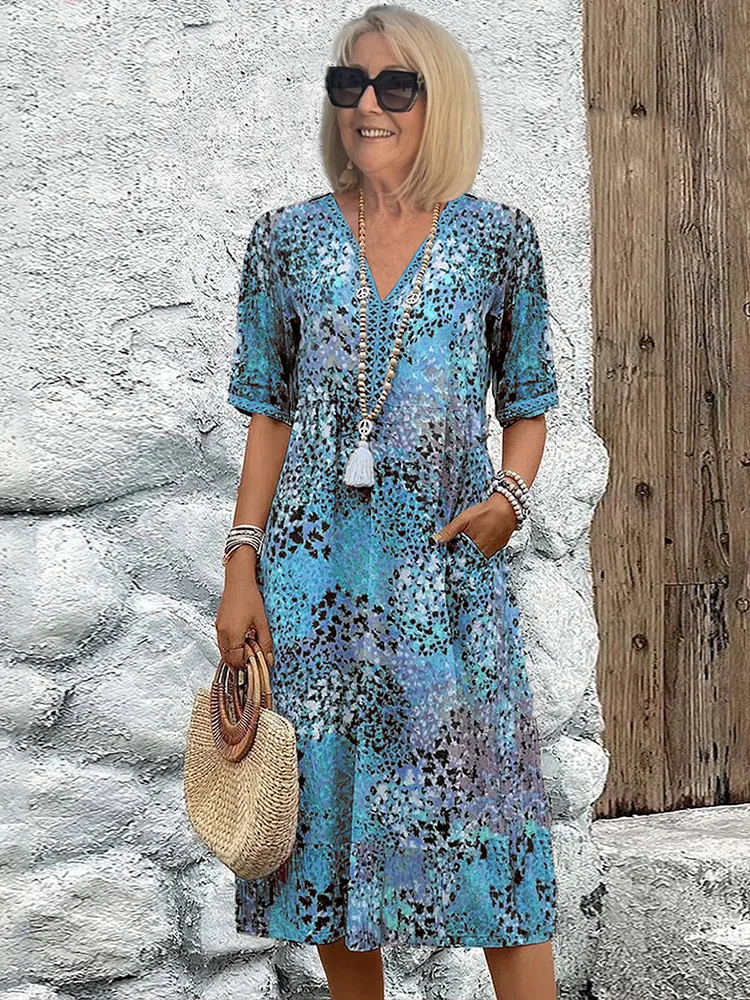 Samantha | Floral Midi Dress