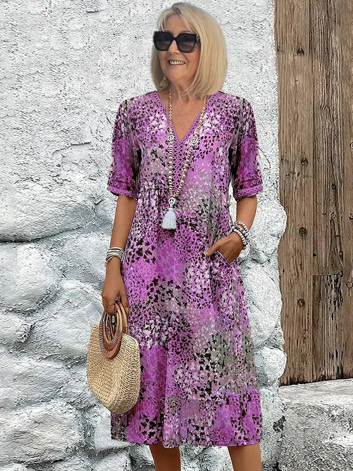Samantha | Floral Midi Dress