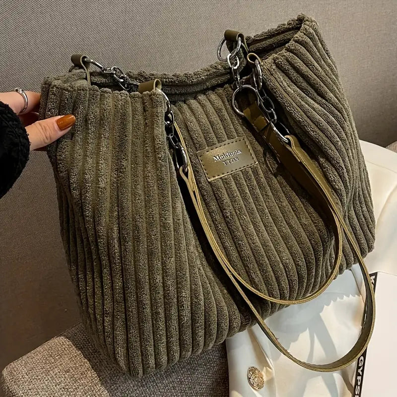 Layla | Corduroy Tote Bag