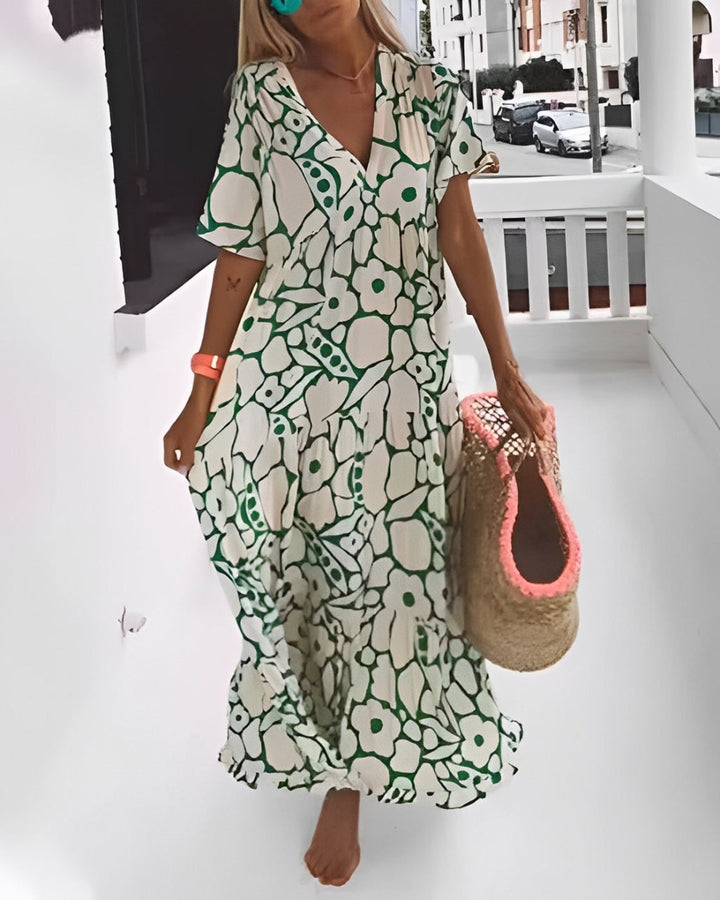 Flora | Flowing Floral Dress
