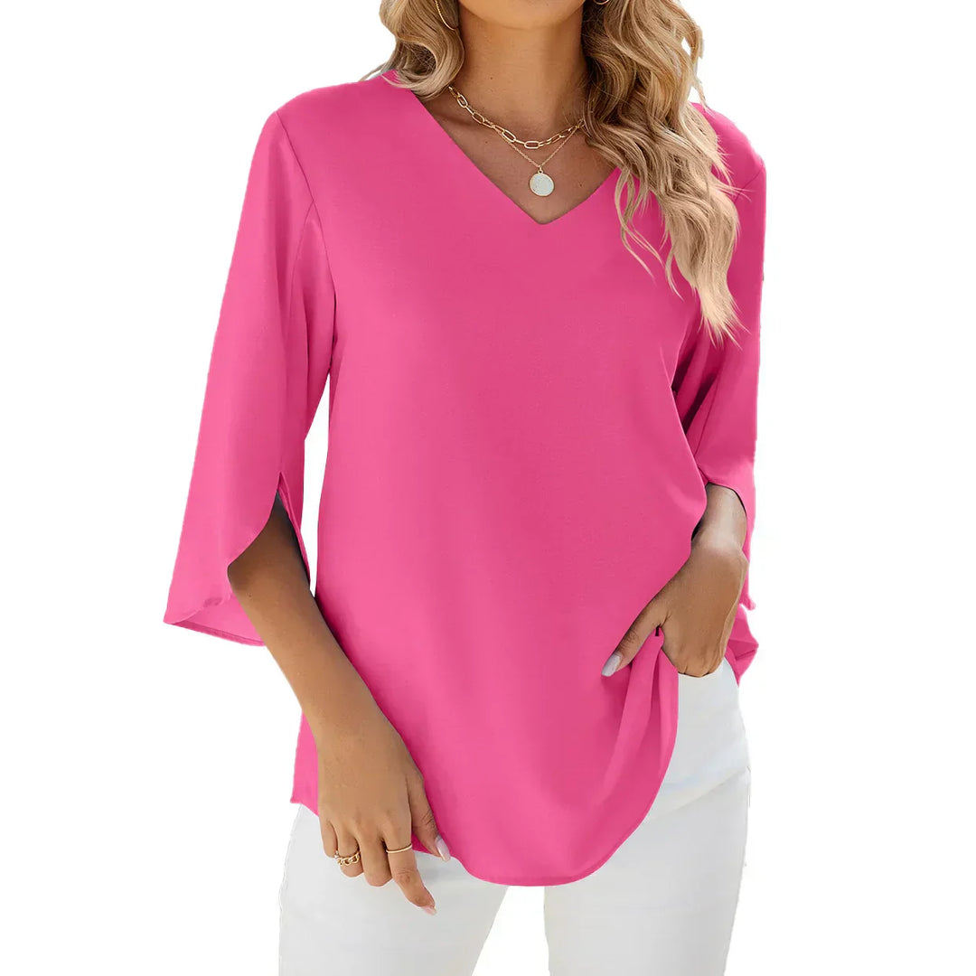 Cara | V-Neck Blouse